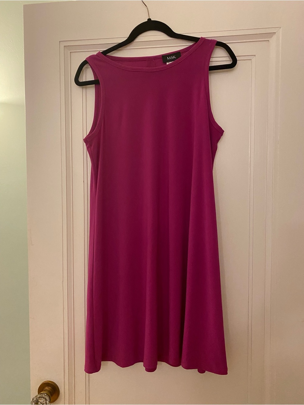Msk brand fuchsia pink loose fitting dress. Size medium